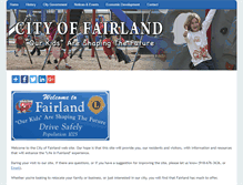 Tablet Screenshot of cityoffairland.com